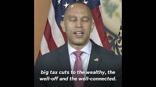 Hakeem Jeffries Slams 'GOP Tax Scam Part 2'