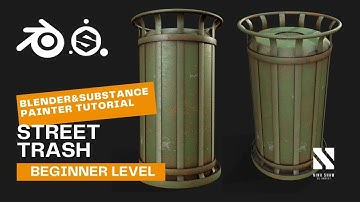 Game Asset Street Trash | Blender/SubstancePainter