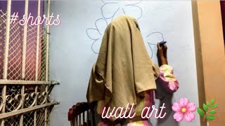 Floral wall mural art |