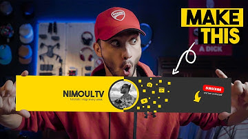 How to Make a PRO YouTube Channel Art (Banner) using Photoshop | Download Free Template