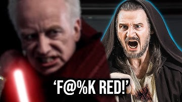Qui Gon learns Palps is Evil