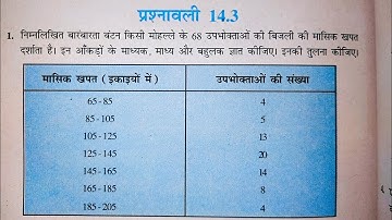 10th (NCERT) Maths - Statistics | Statistics | Exercise-14.3 Solution | Gurukul