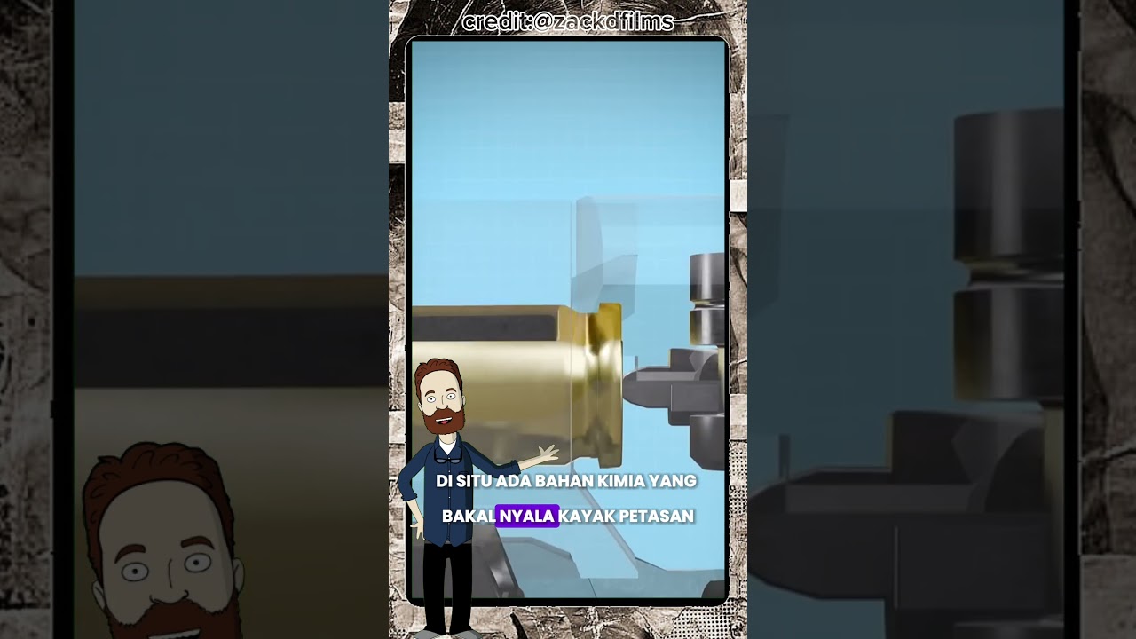 kenapa peluru bisa keluar dari pistol? 