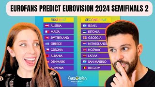 WHO WILL QUALIFY IN SEMI-FINAL 2 OF EUROVISION? PREDICTIONS WITH @noosh101