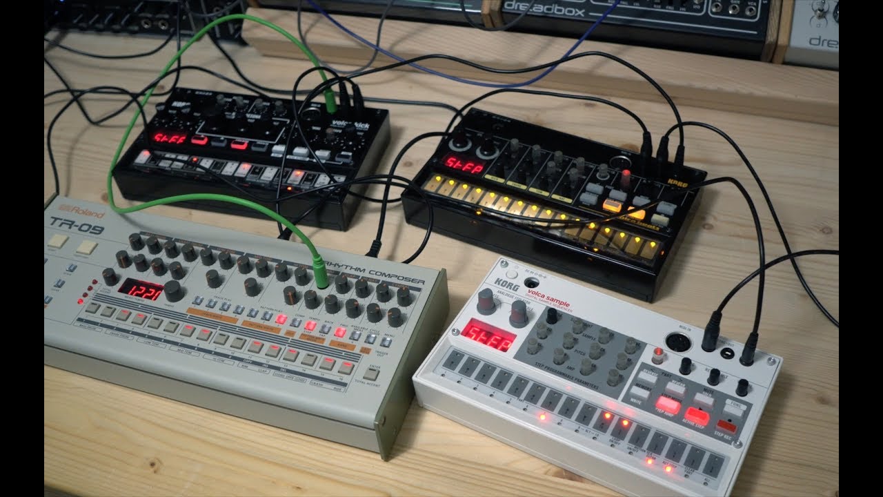 Roland Tr09 with Volca Kick Beats and Sample (Riamiwo StudioVlog 45) YouTube