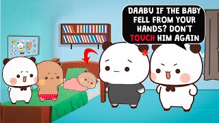 Bubu SCOLDED Daabu Julia's Baby CRYING | Bubu Dudu Animated Videos | Peachgoma
