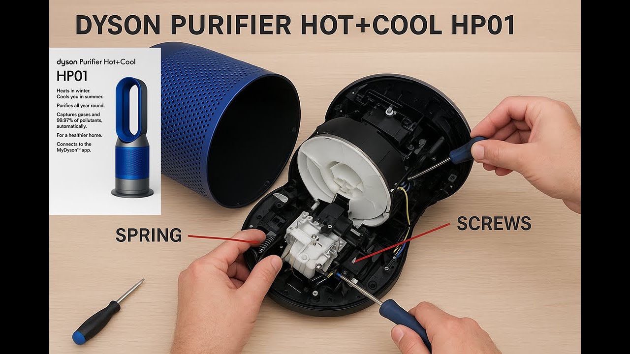 Dyson HP01 motor connector location
