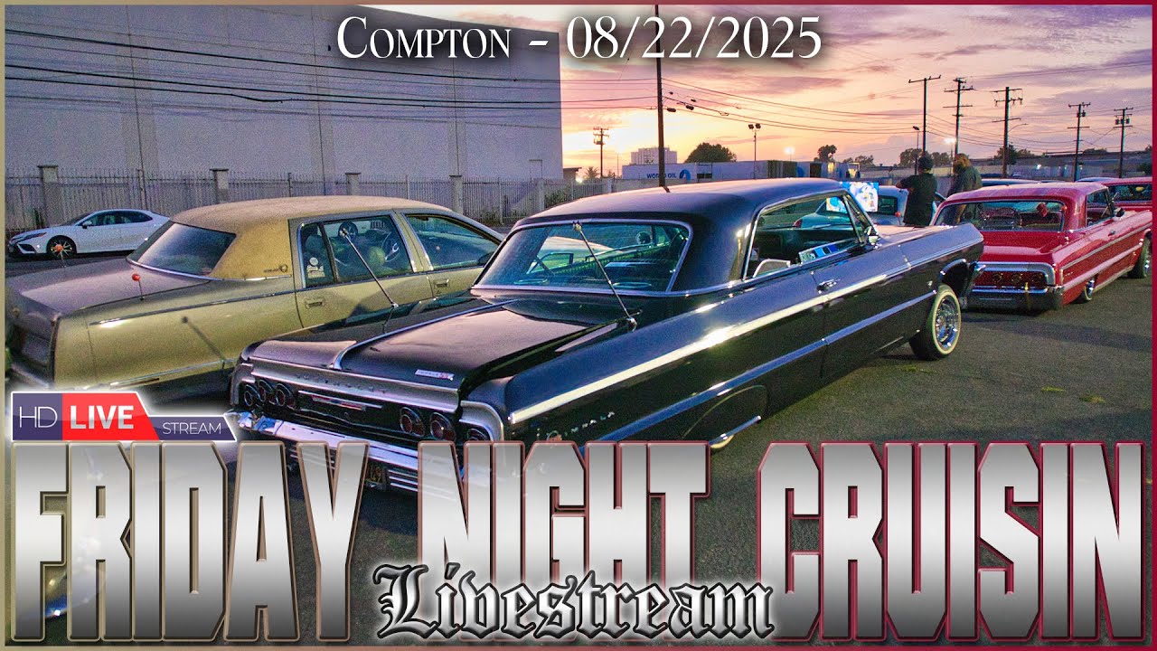 LIVE 🔴 Friday Night Cruisin’ | Lowriders on Santa Fe Blvd (Aug 22, 2025)