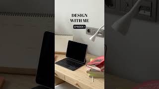 ✨ My Creative Space | Graphic raphicDesign #DeskSetup #AestheticWorkspace #Shorts #MSUnicoGraphics