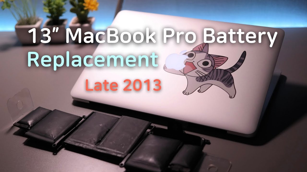 MacBook Pro 13" Late 2013 Battery Replacement (Mid 2014) - YouTube