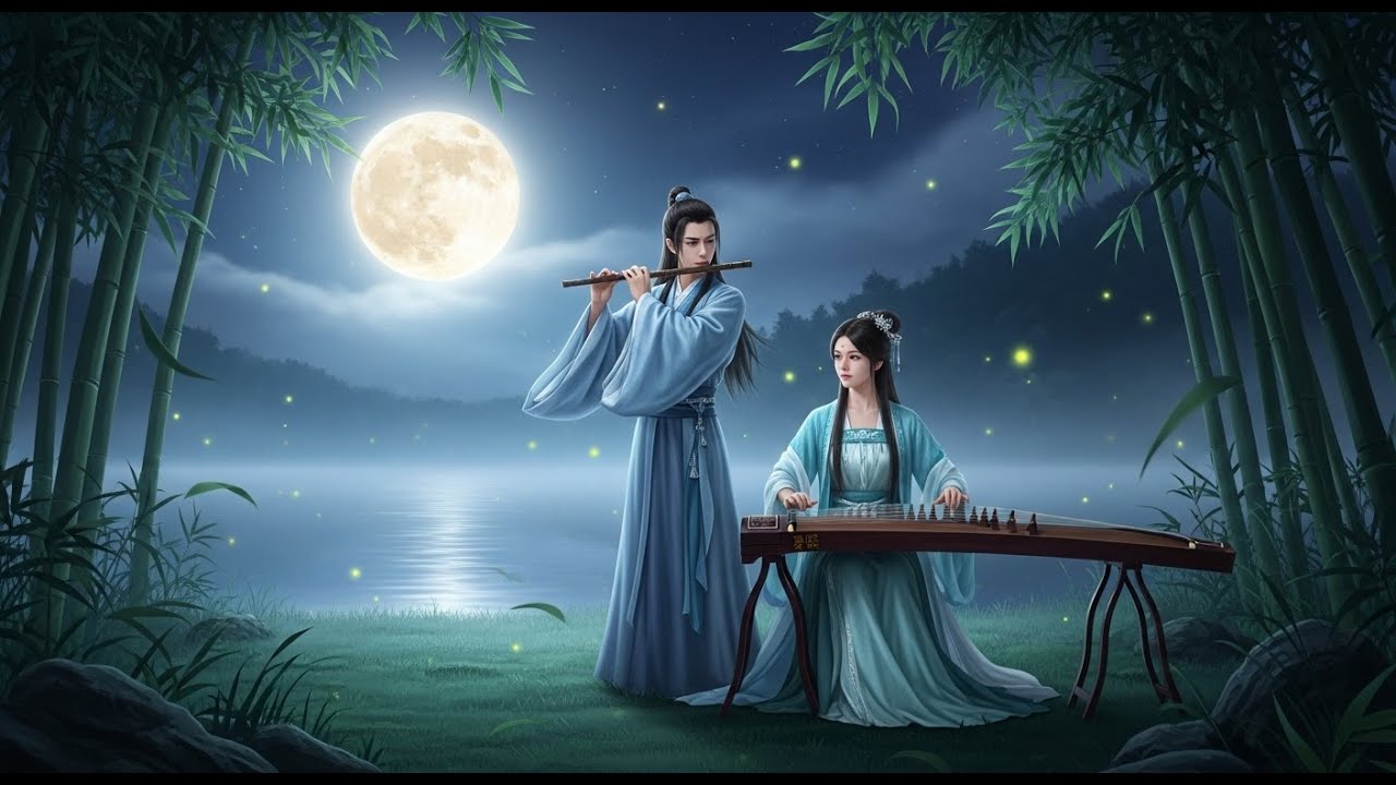 Chines Zen Music: Bamboo Flute & Guzheng Relaxing Sleep Music - YouTube