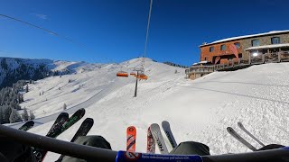 Skiing Saalbach Hinterglemm 2024