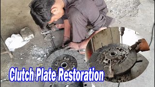 Restoration and Repairing of Old Clutch Plate | Full Process of Repairing Clutch Plate