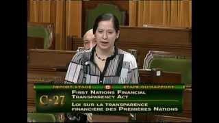 C-27, la Loi sur la transparence financière des Premières Nations