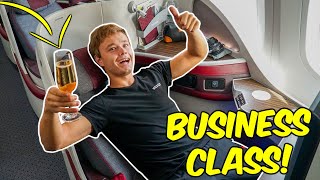 FLYVER MED VERDENS BEDSTE BUSINESS CLASS!