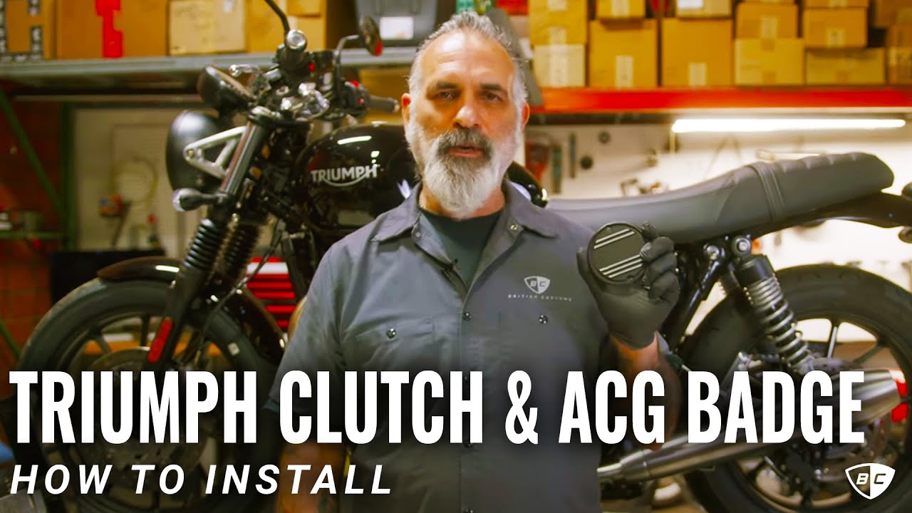 How to Install Clutch & ACG Badge on Triumph Liquid Cooled (2016
