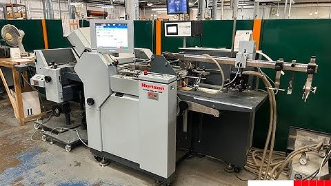Horizon Buckle Folder AF 406F   Pharmaceutical leaflet folding machine for sale   Gab Supplies Ltd