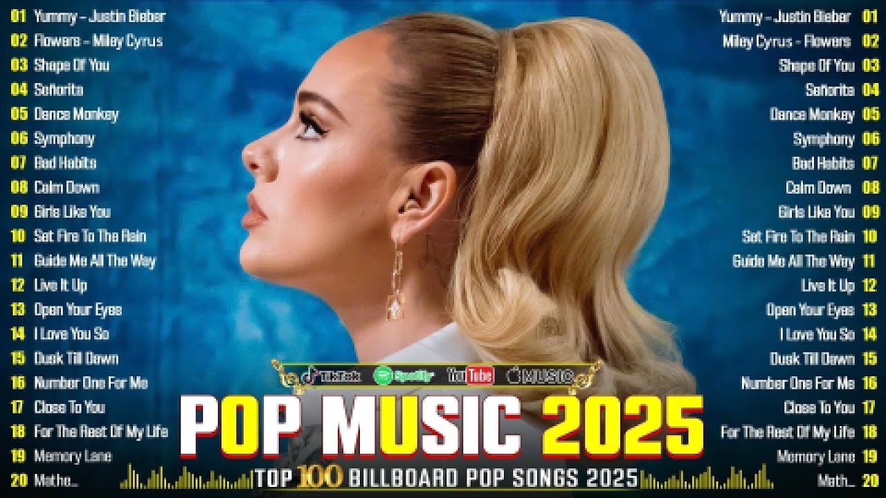 Top 100 Songs 2025 🌵 Adele, Maroon 5, Ed Sheeran, Selena Gomez, Dua Lipa, Taylor Swift, Bruno Mars🌾🌾