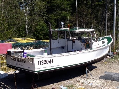 Lobster Boat Restoration.Ready For Launch - YouTube