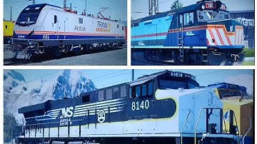 Custom liveries on Train Sim World 3 made by me (Read Description)