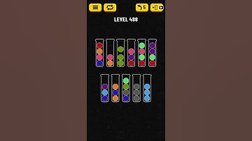 Ball Sort Puzzle level 488 solution