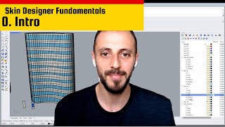 0- Intro to SkinDesigner Basics 🌟 #skindesigner #facadedesign  #grasshopper3d #parametricmodeling