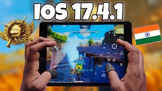 iPad 4 finger claw PUBG Gameplay | iPad 9【IOS 17.4.1】- iPad 9th generation PUBG test 2024