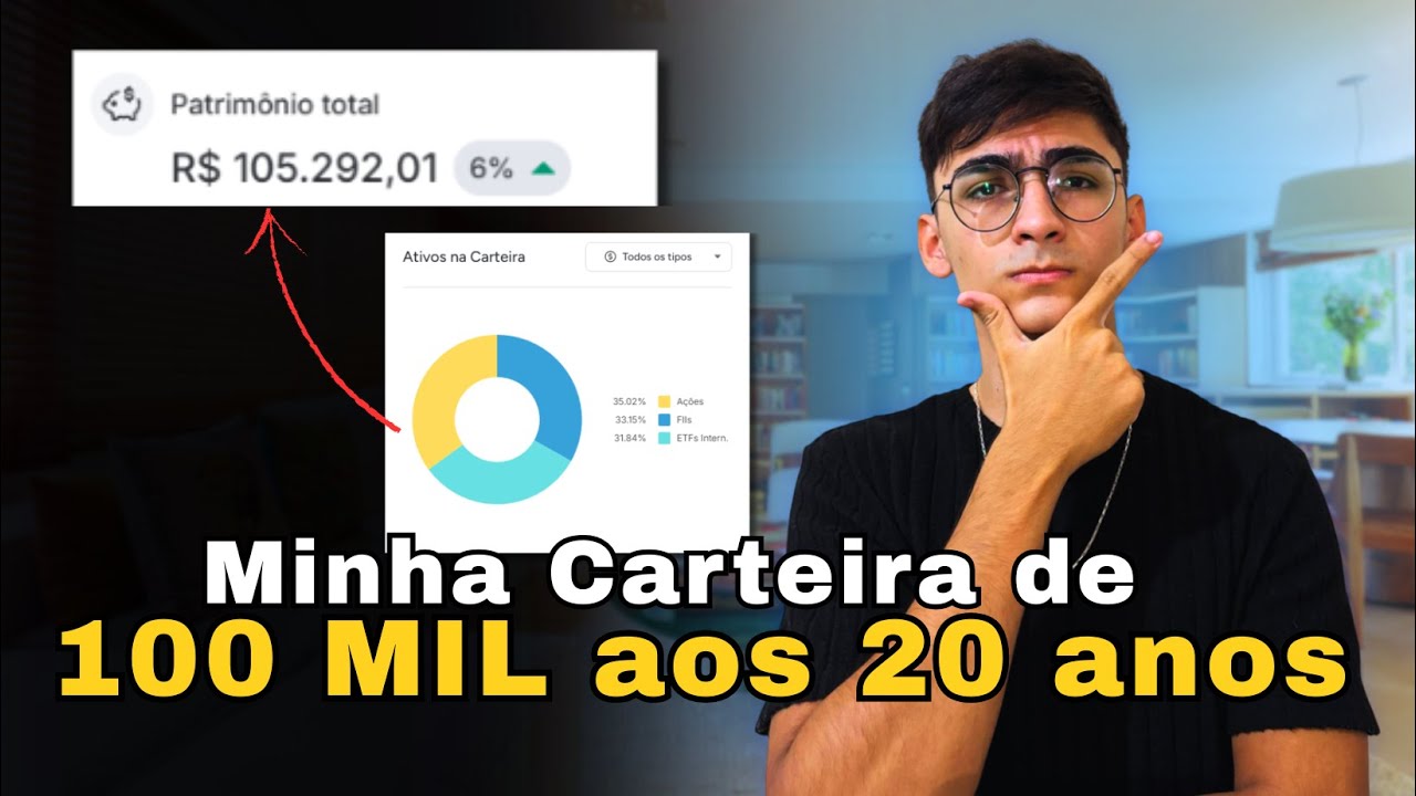 ABRINDO MINHA CARTEIRA DE 100 MIL AOS 20 ANOS (e qual estratégia eu ...