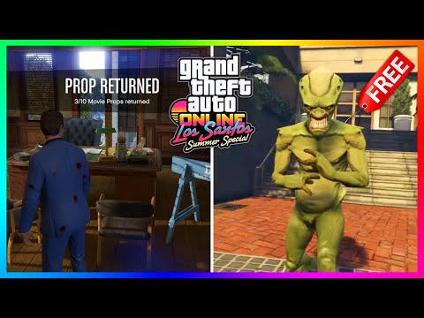 How To Complete Solomon Richards Movie Prop Treasure Hunt In Gta 5 Online Summer Special Update Youtube