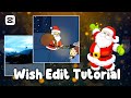 Santa Wish List Edit Tutorial On Capcut | Trending Christmas edit |Insta Trending Reels #christmas 