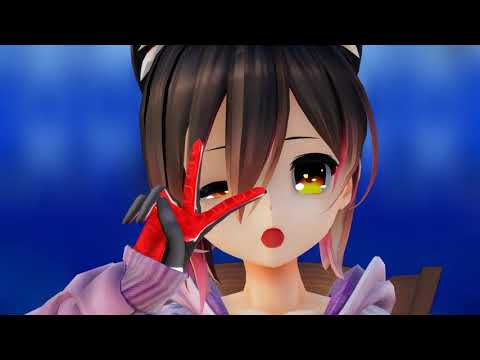 ろぼ子さんで三日月ステップ 【MMD】