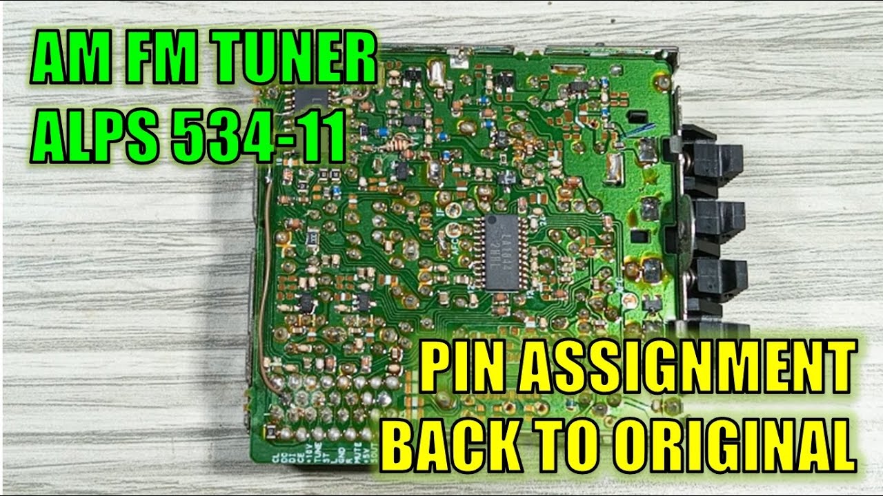DATA PIN TUNER ALPS RADIO AM FM | MIRIP TUNER MITSUMI FAE 480 FAE 482 ...