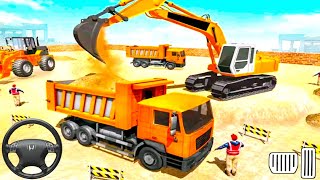 Sand Excavator Truck Driving Gameplay - River Sand Excavator Simulator - New Android Games screenshot 5