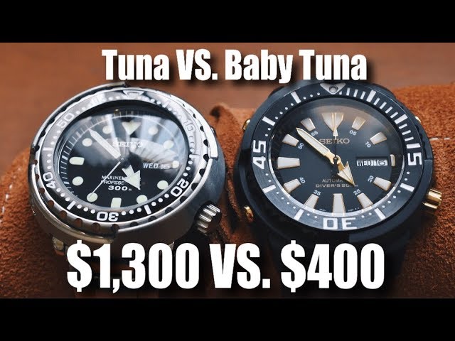 The Seiko Tuna vs. The Seiko Baby Tuna! - YouTube