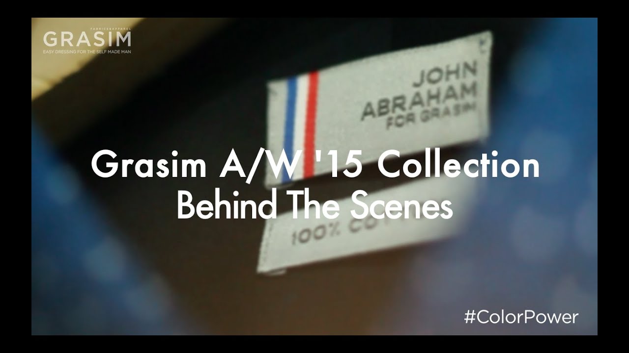 John Abraham GRASIM A/W 15 Photo Shoot -  Behind The Scenes
