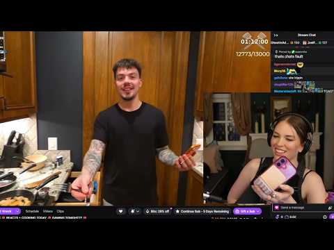 QTCinderella calls Adapt after seeing him struggle cooking...