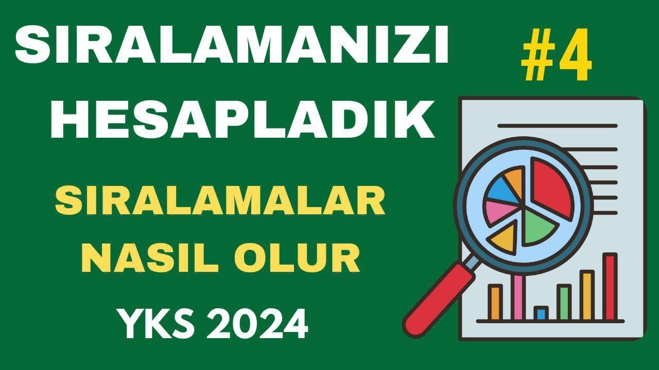 NETLERİNİZİ Yazın Sıralamanızı HESAPLAYALIM! - YKS 2024 Sıralama Tahmin Sıralamalar Nasıl Olur?