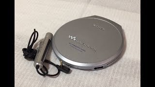 ハードオフでジャンクで買ったSONY CD Walkman 紹介と動作確認 - YouTube