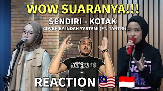 Reaction Lagu Sendiri - Kotak cover by Indah Yastami (ft. Tantri)