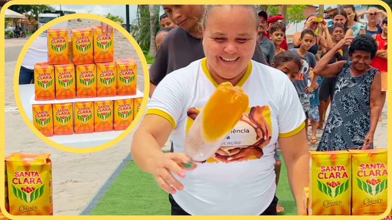 DESAFIO DA GARRAFA: Doamos Café e a Reação FOI INCRÍVEL!