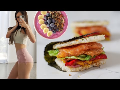 What I eat to be yummy. like a SUSHI BURGER (Healthy)