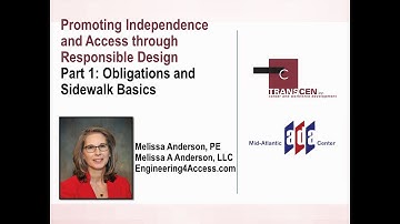 Public Rights of Way Accessibility Guidelines: Obligations and Sidewalk Basics