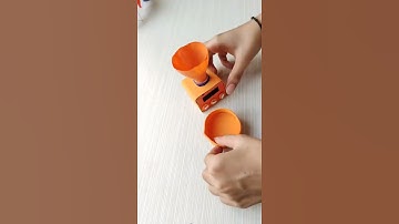 DIY Miniature Making With Matchbox and bottle | Mini mixer making ideas | #Shorts