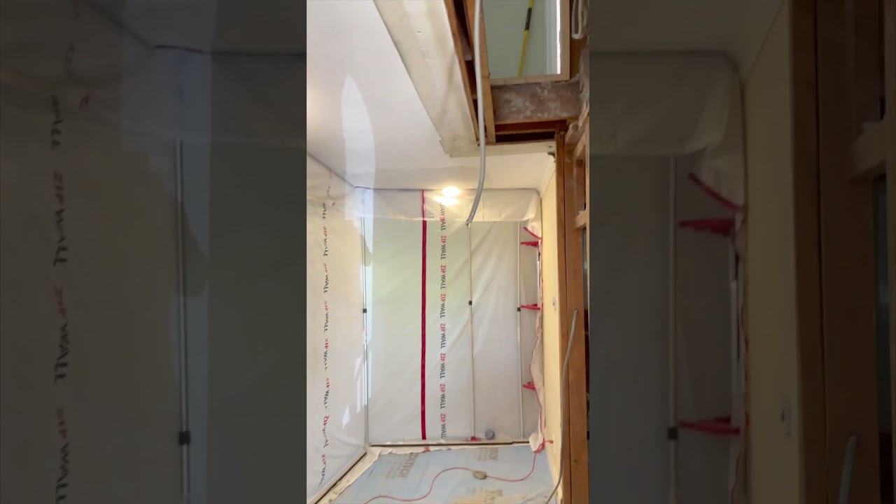 ZIPWALL® Dust Barriers Help with Multi-story Remodel in Progress