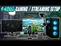 $4,000 FULL Streaming Setup (PC, Monitors, Mic, Camera & MORE)