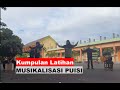 Kumpulan latihan musikalisasi puisi komunitas masyarakat lumpur