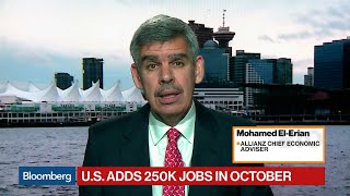 El-Erian Sees Higher Potential Growth in October Jobs Report