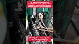 Precision Steel Bending Machinery Power! #shorts #reels #viral #youtubeshorts #engineering #tech