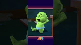 Baby Zombie Says Where&#39;s my Milk - Spooky Song for kids #shorts #halloween2023 #allbabieschannel