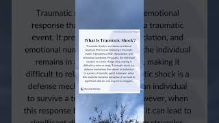 What is Traumatic Shock?
